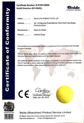 55mm Soccer Artificial Grass Color Customized 40mm 50mm Fake Football Turf Professional Certificated