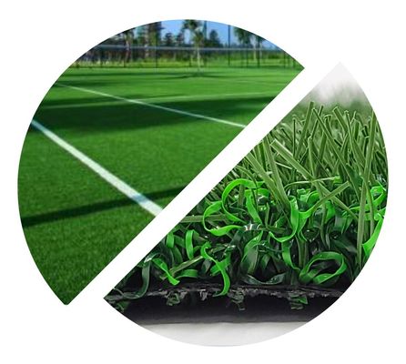 jakość Sztuczna trawa do piłki nożnej bez wypełnienia 2x5 3/8 &quot;Boisko do piłki nożnej ze sztuczną murawą fabryka